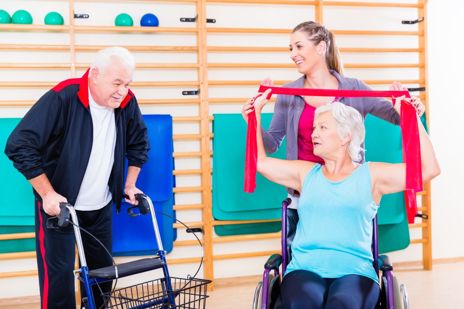 Seniors Physical Rehabilitation Therapy
